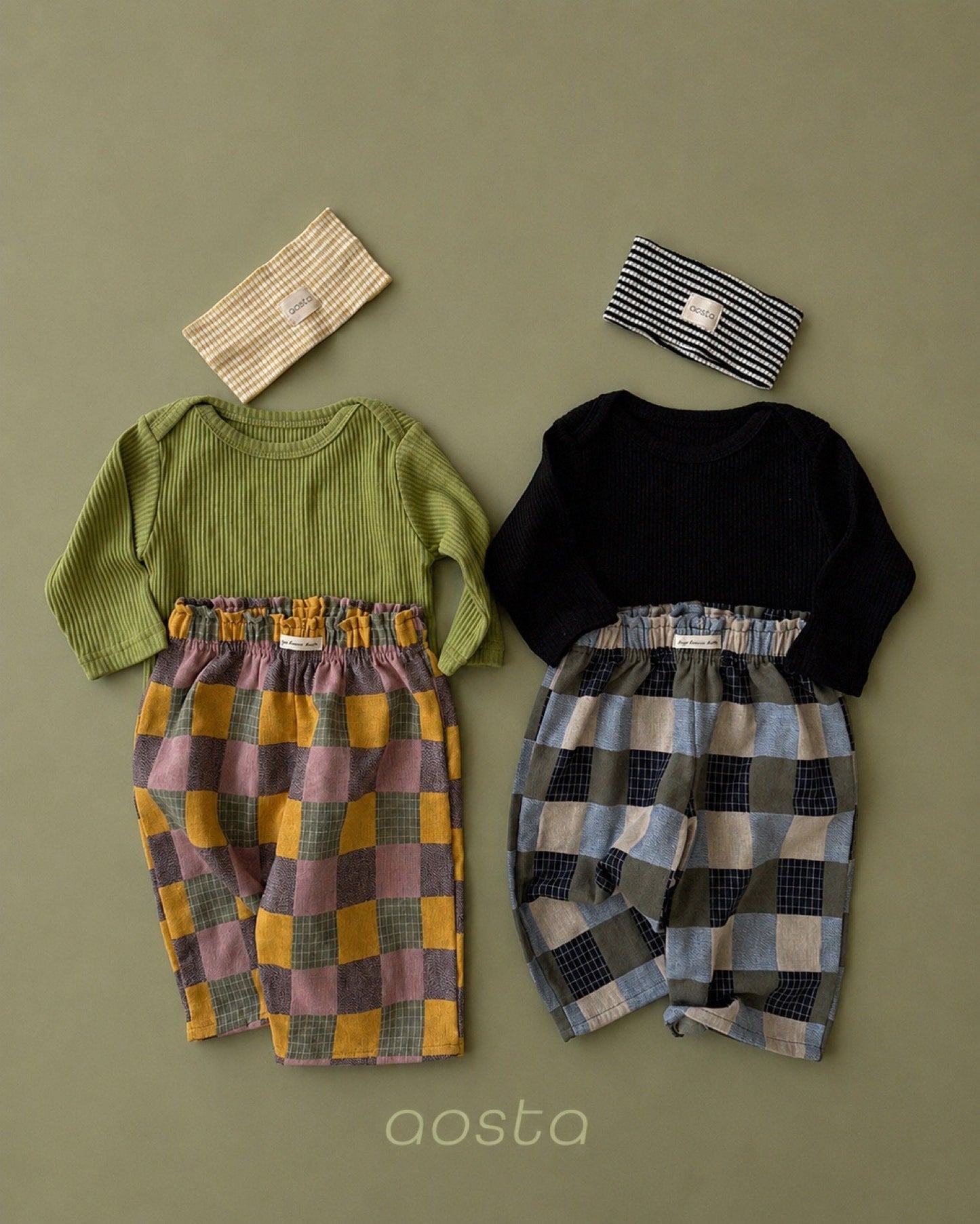 Aosta patchwork pants (~70-115cm)