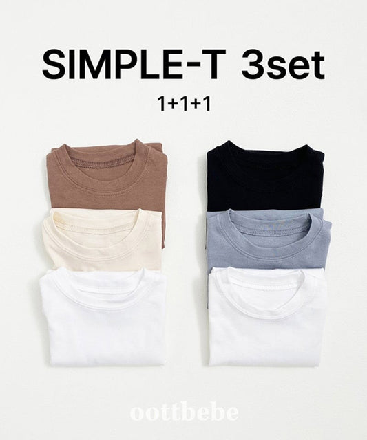 oottbebe simple 3-piece set (75-120cm)