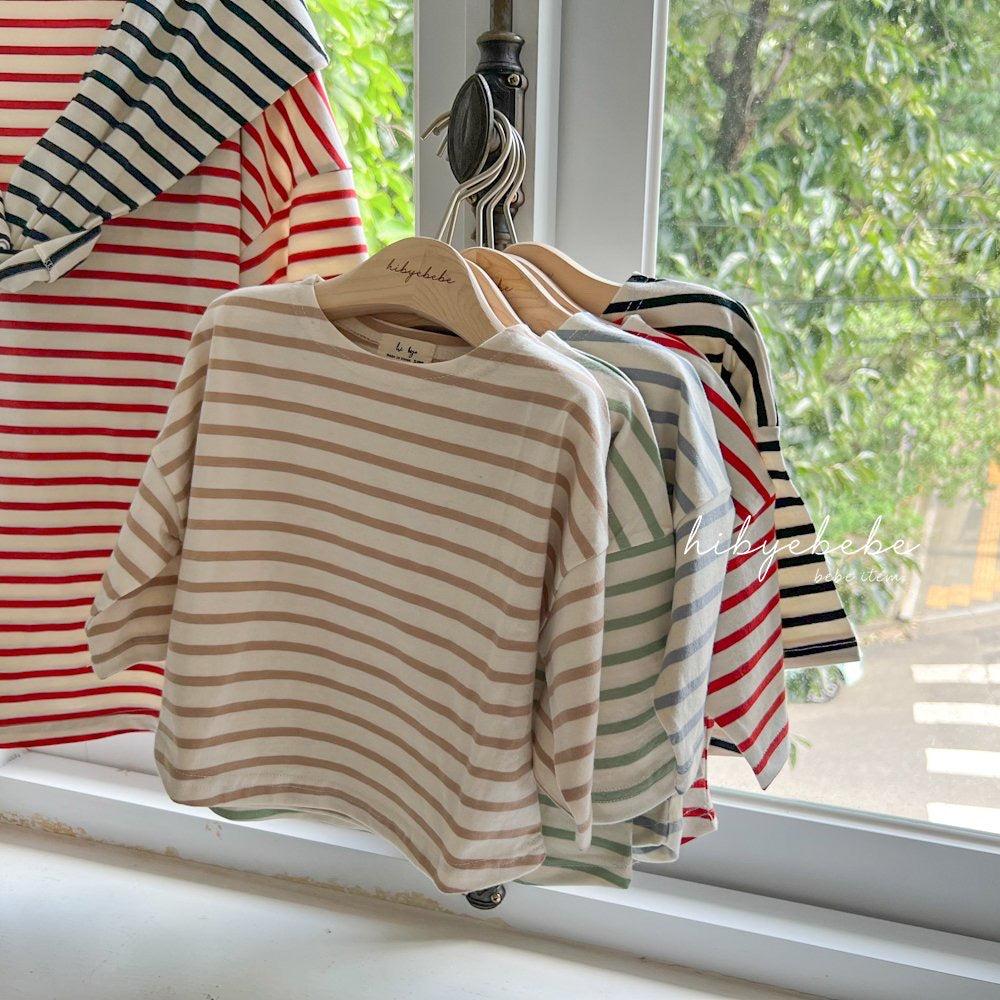 hibyebebe joy stripe tee (85-120cm)