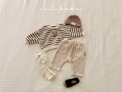 valubebe wide waffle baggy pants (6-18m)