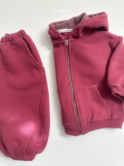 minirobe barrel hood zip-up (75-110cm)