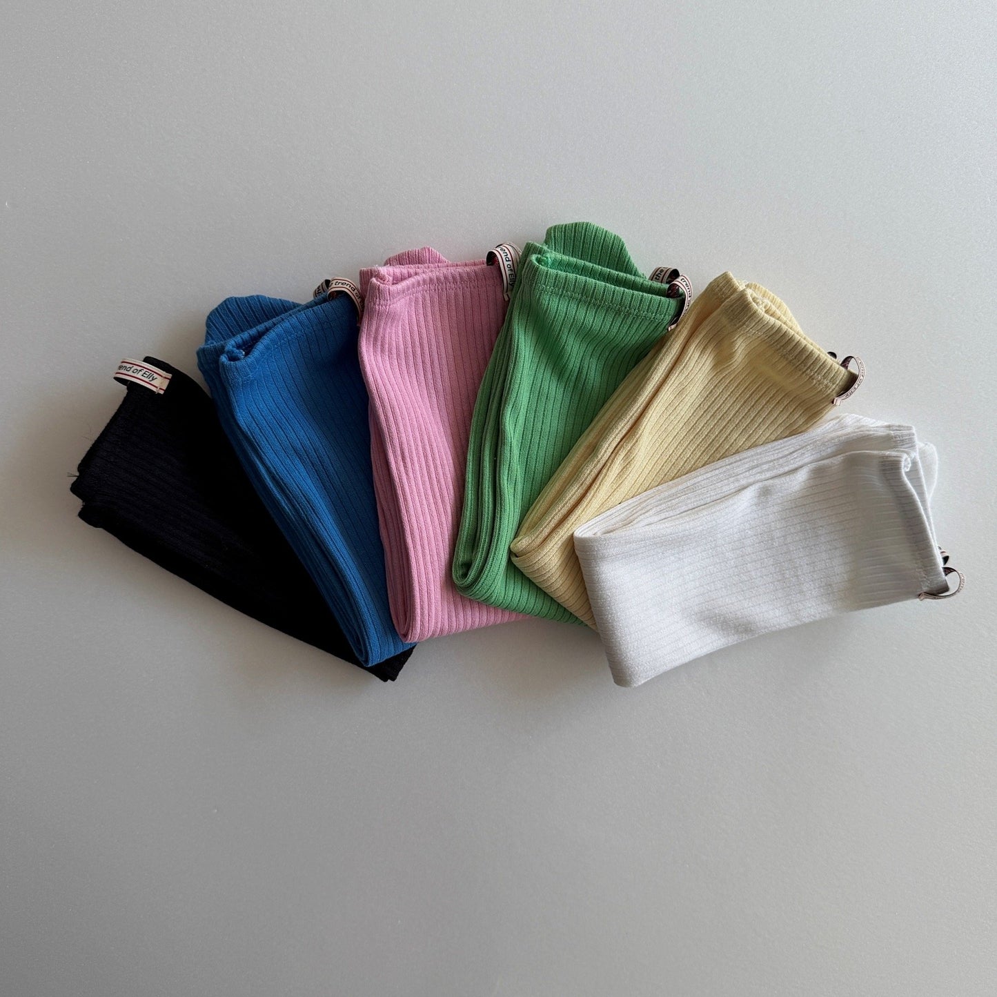 ELLYMOLLY colored rib socks