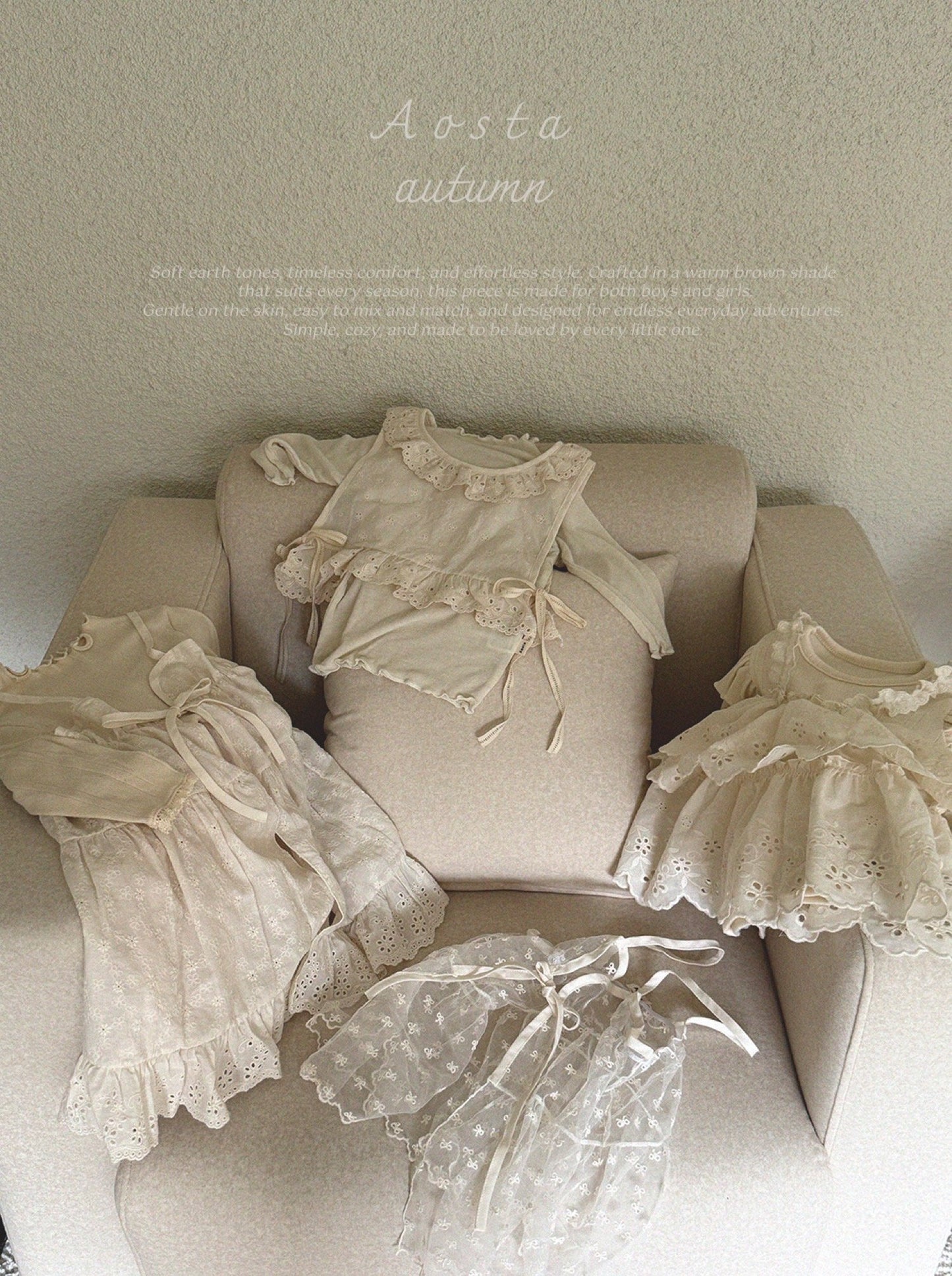 Aosta lace cotton open dress