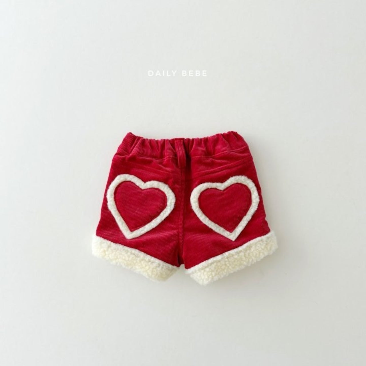 Dailybebe pocket heart short pants (75-140cm)