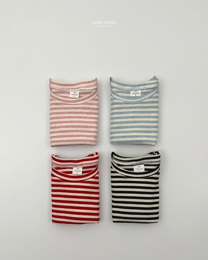 HAROHARO sweet border tee (85-140cm)