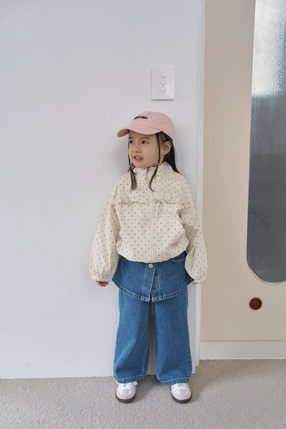 momoann wrap heart jeans (90-150cm)