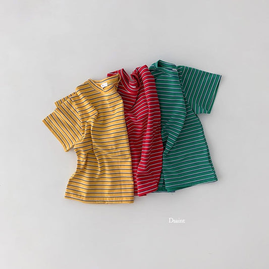Dsaint 細條紋圓領tee (80-148cm)