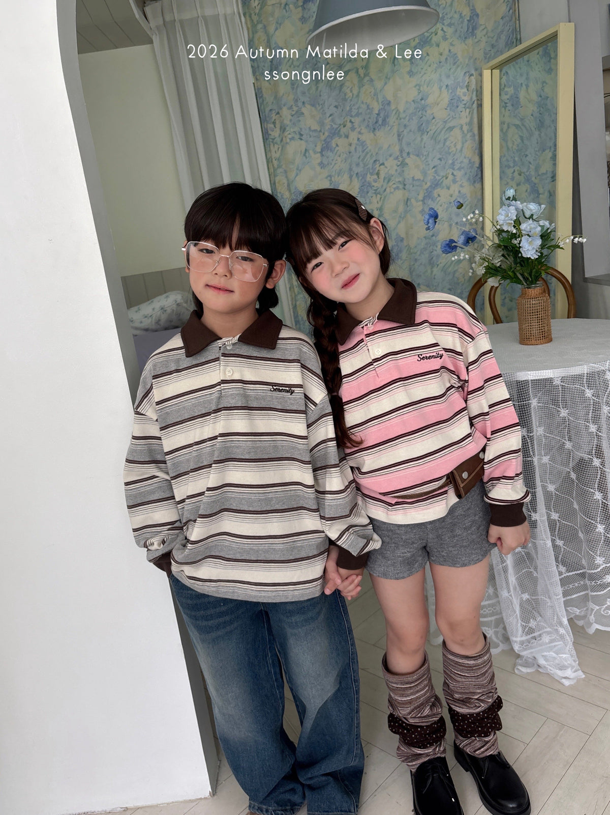 matilda&lee serenity collar tee (85-165cm)