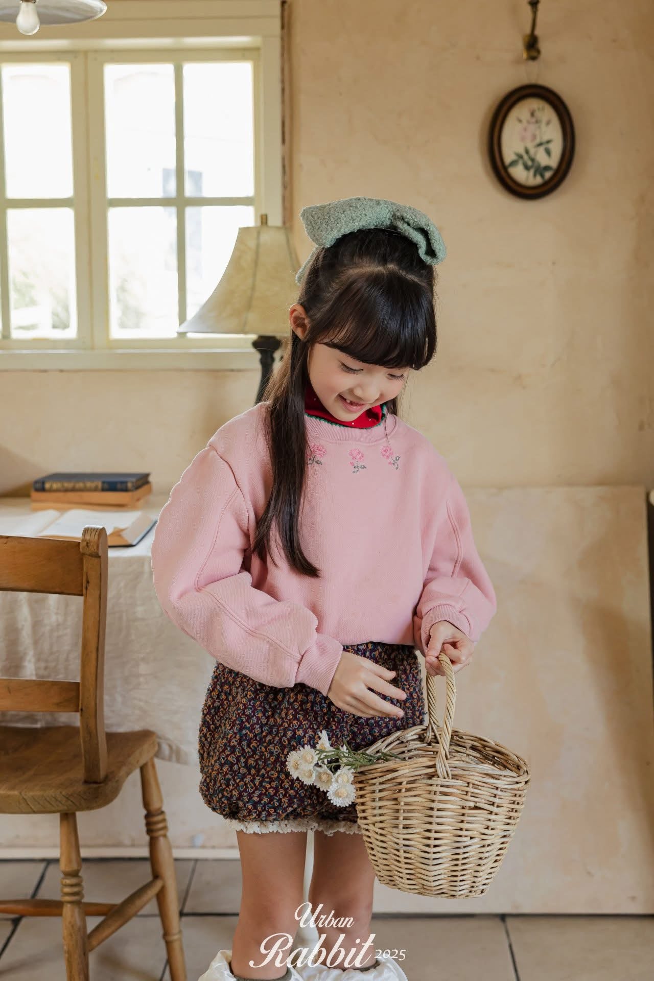 Urban Rabbit 三朵玫瑰花上衣 (80-140cm)