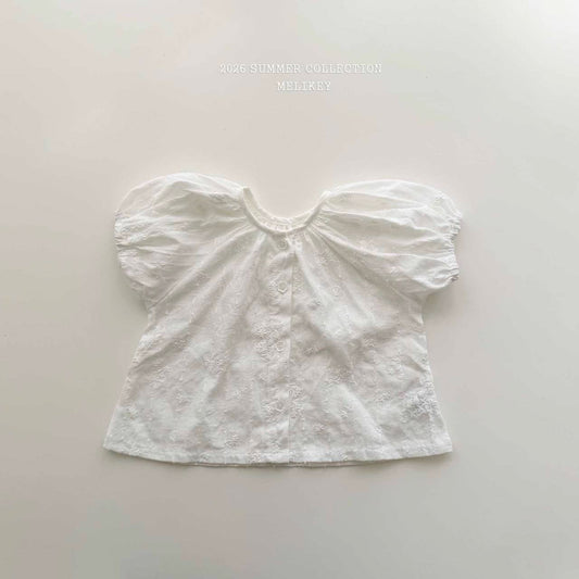 melikey mindul shirring blouse (~80-140cm)