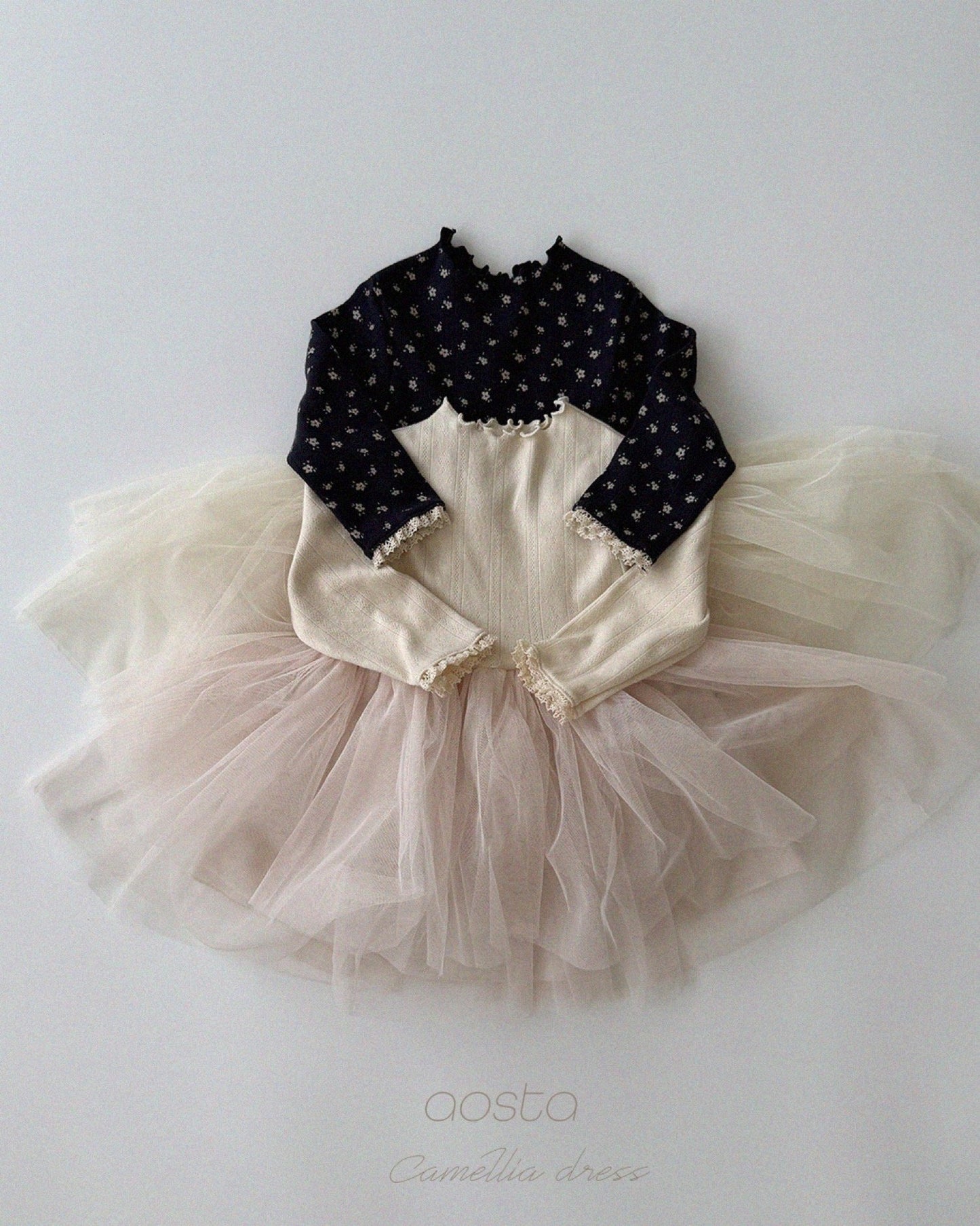 Aosta camellia dress (~70-115cm)