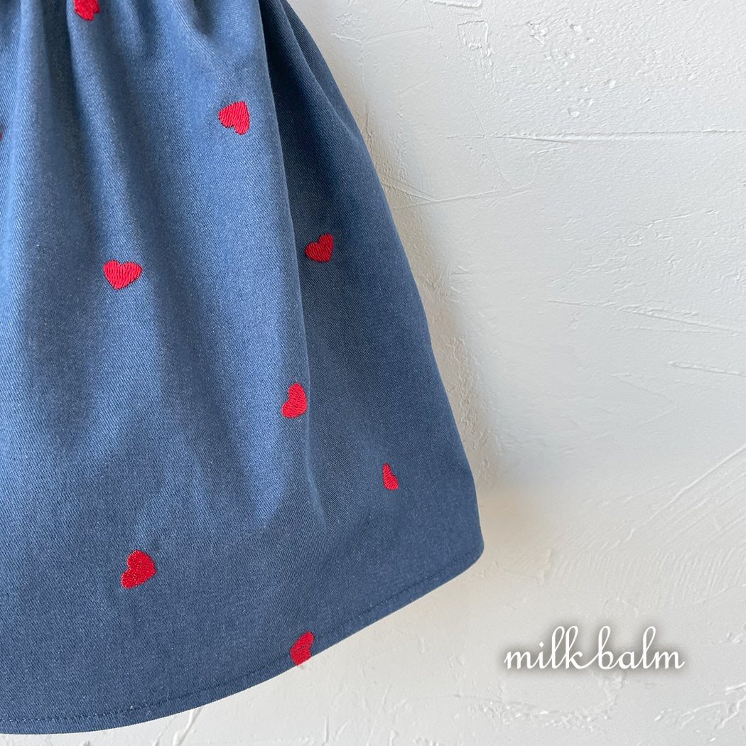 milkbalm heart suspender skirt (75-125cm)