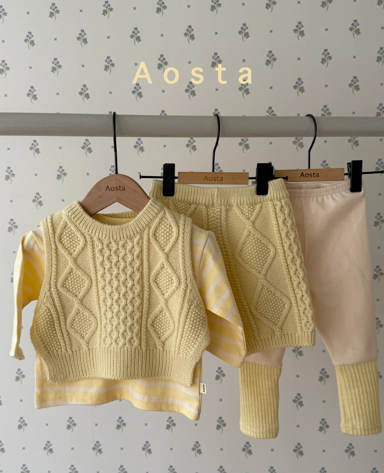 Aosta knit pants (~80-115cm)