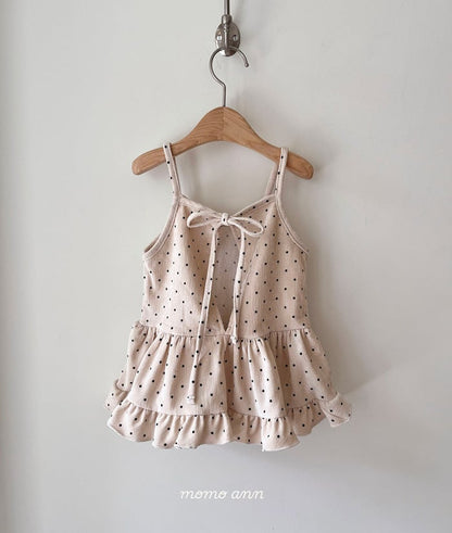 momoann dot dress (90-125cm)