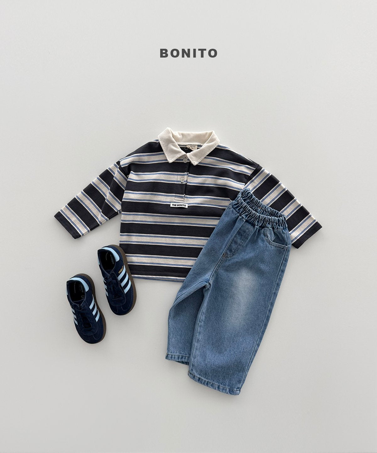 bonito st collar tee (~80-140cm)
