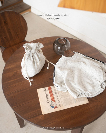 anggo cookie&cream romper (3-12m)