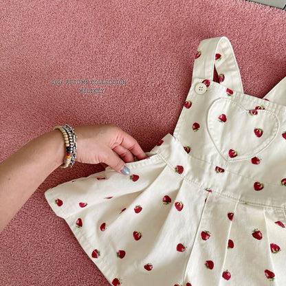 melikey strawberry heart suspender (~80-140cm)
