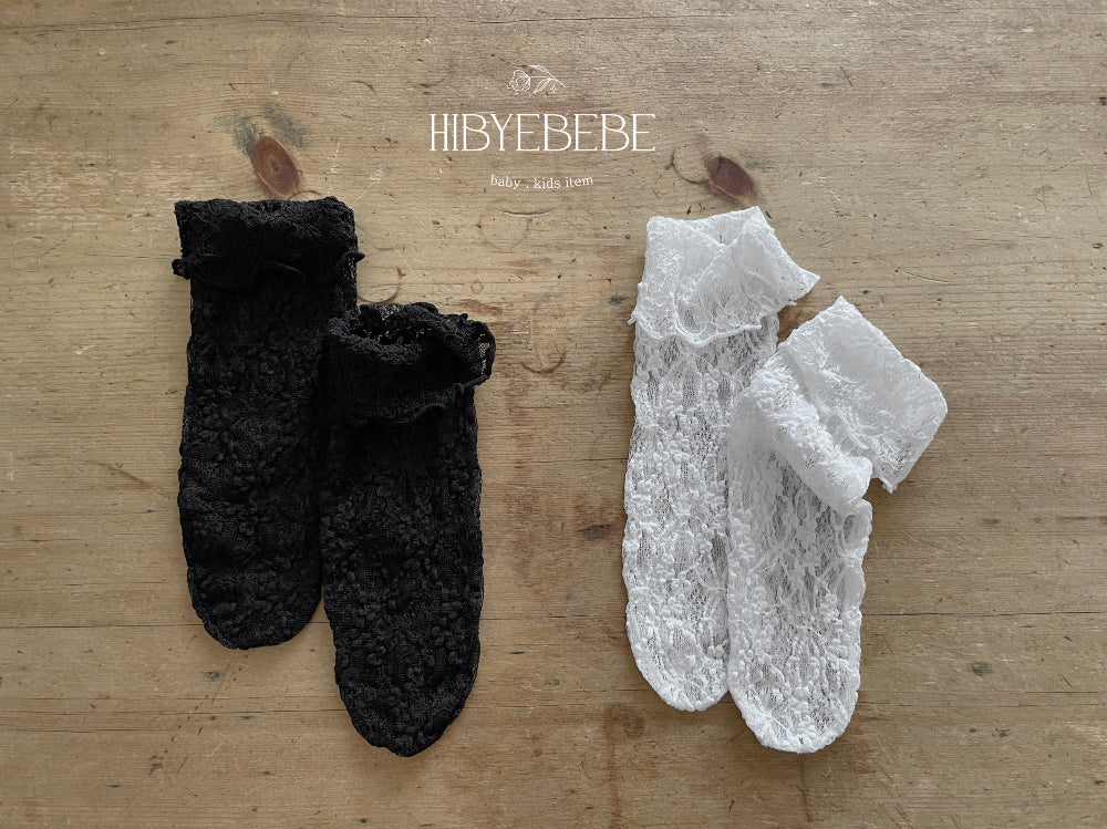 hibyebebe venus lace socks