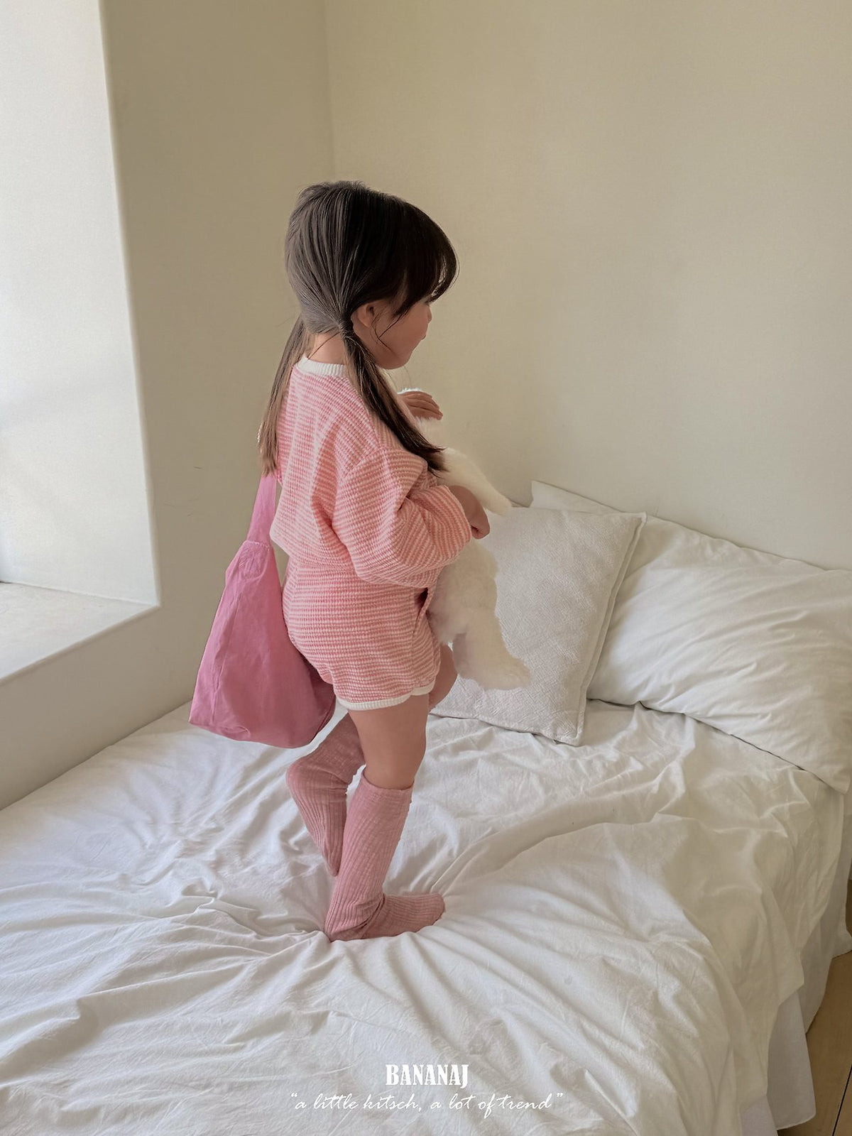 BANANAJ knit striped mtm (80-135cm)