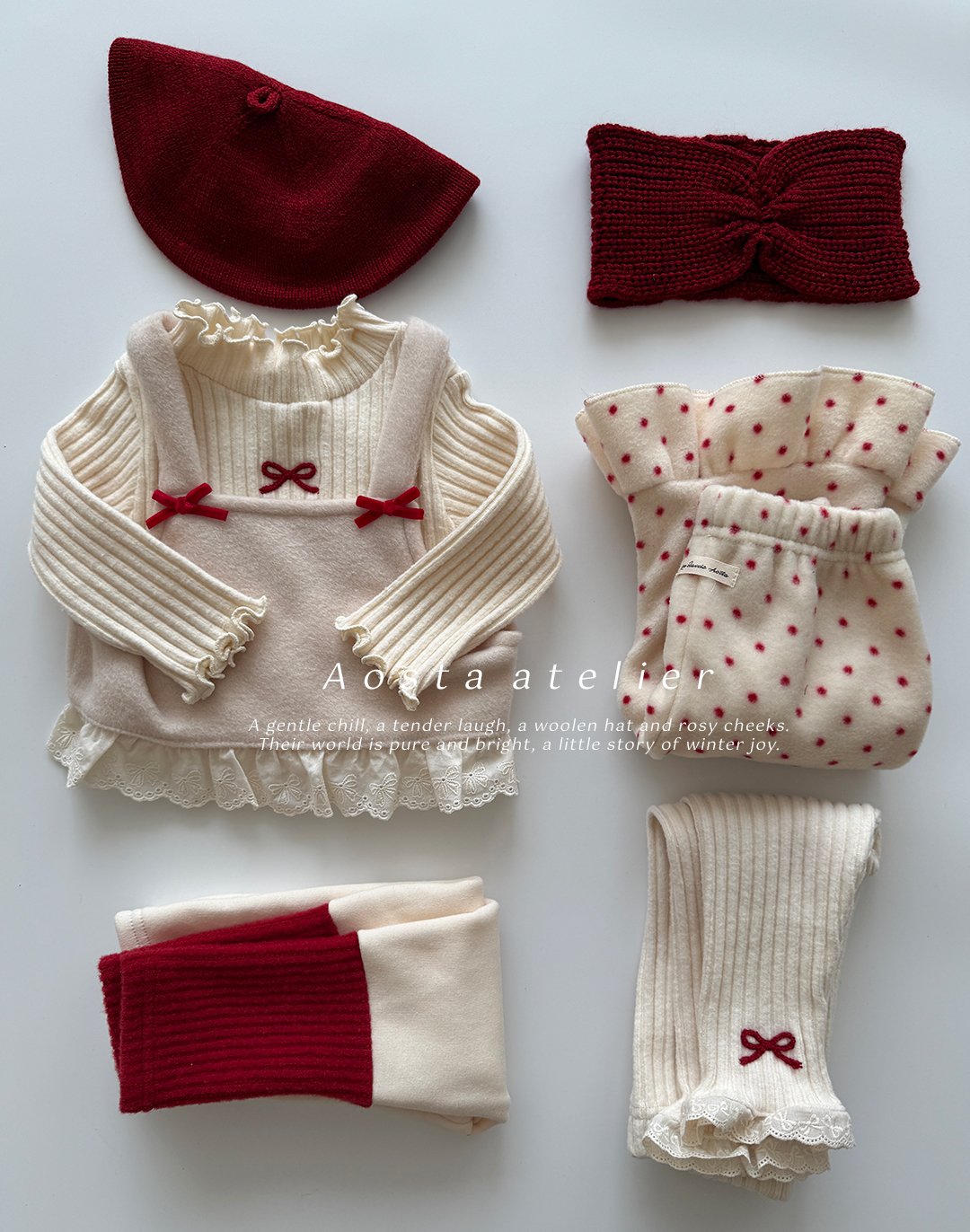 Aosta winter ribbon vest (~70-115cm)