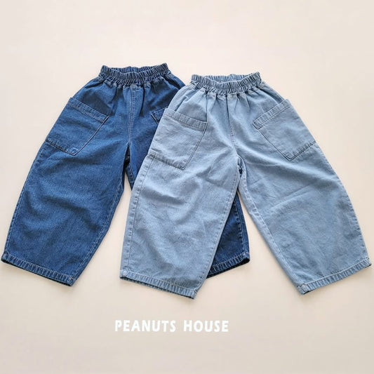 Peanuts 方方口袋牛仔長褲 (85-140cm)