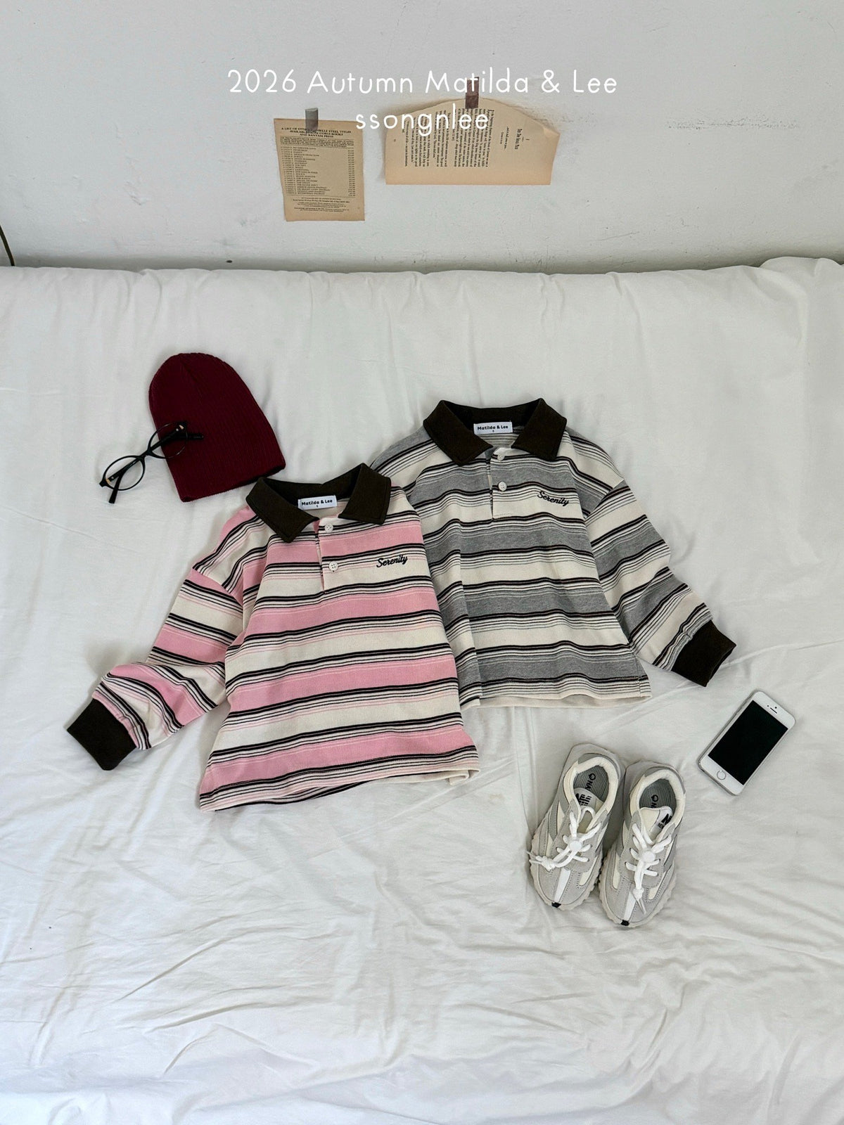 matilda&lee serenity collar tee (85-165cm)