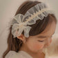 OREN shiny organza pleated hairband