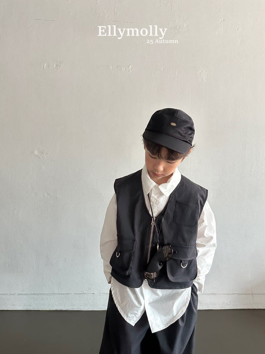 ELLYMOLLY d-ring pocket vest (90-160cm)