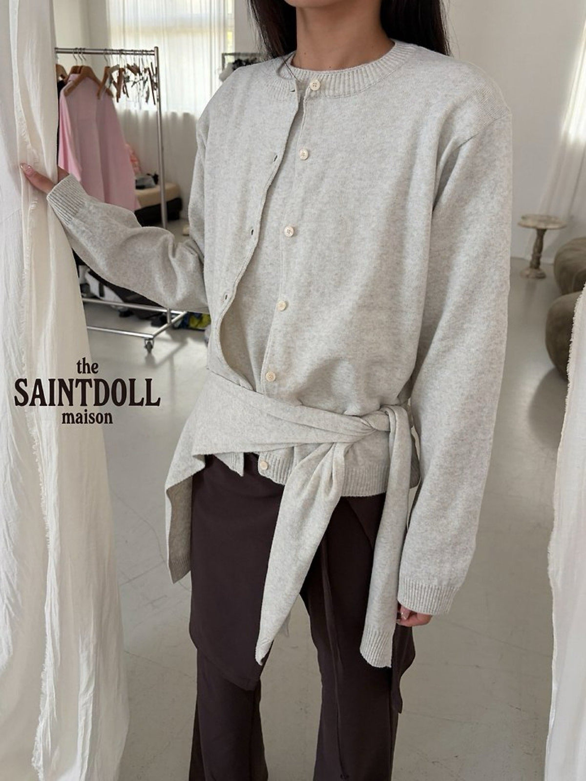 saintdoll classic cardigan (kids & mom)