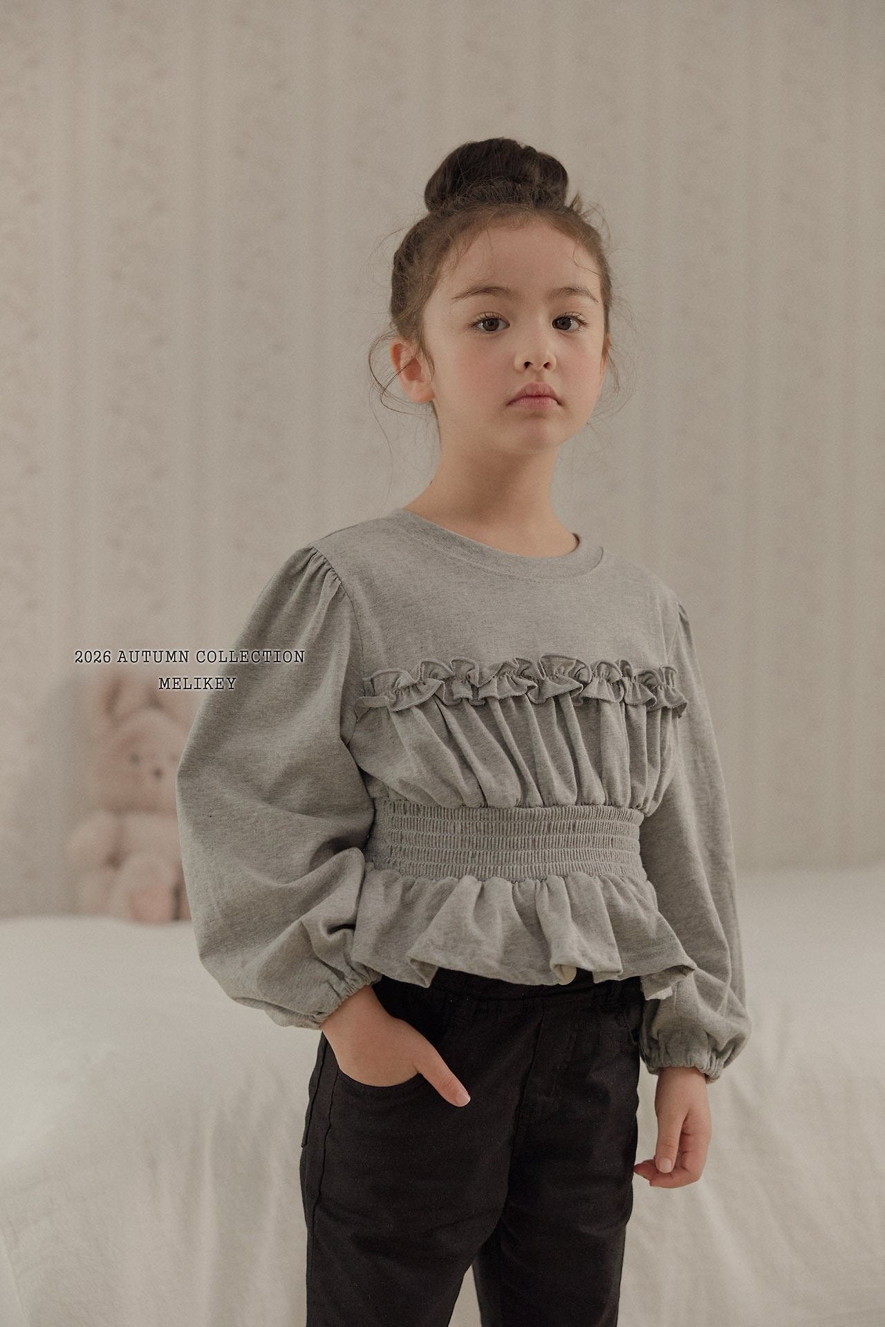 melikey smoke frill t (~80-140cm)