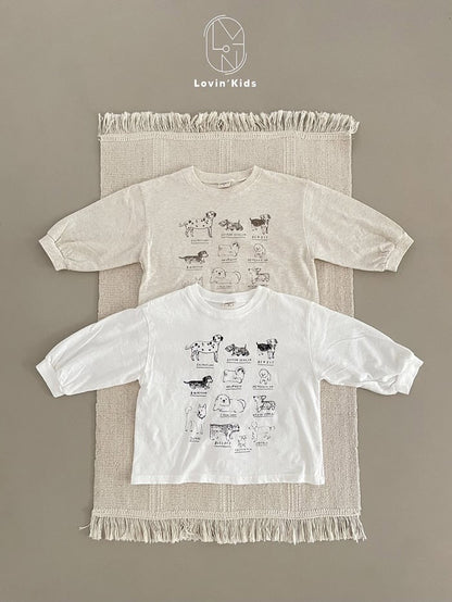 lovin puppy rup tee (80-125cm)
