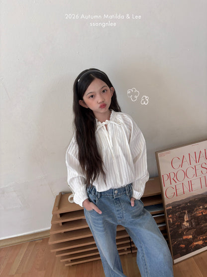 matilda&lee pintuck shirring blouse (85-165cm)