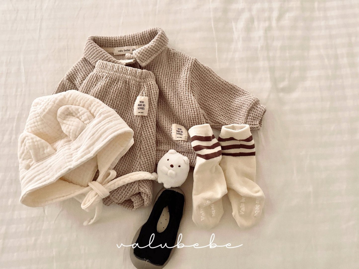 valubebe dalkong knit cardigan (6-24m)