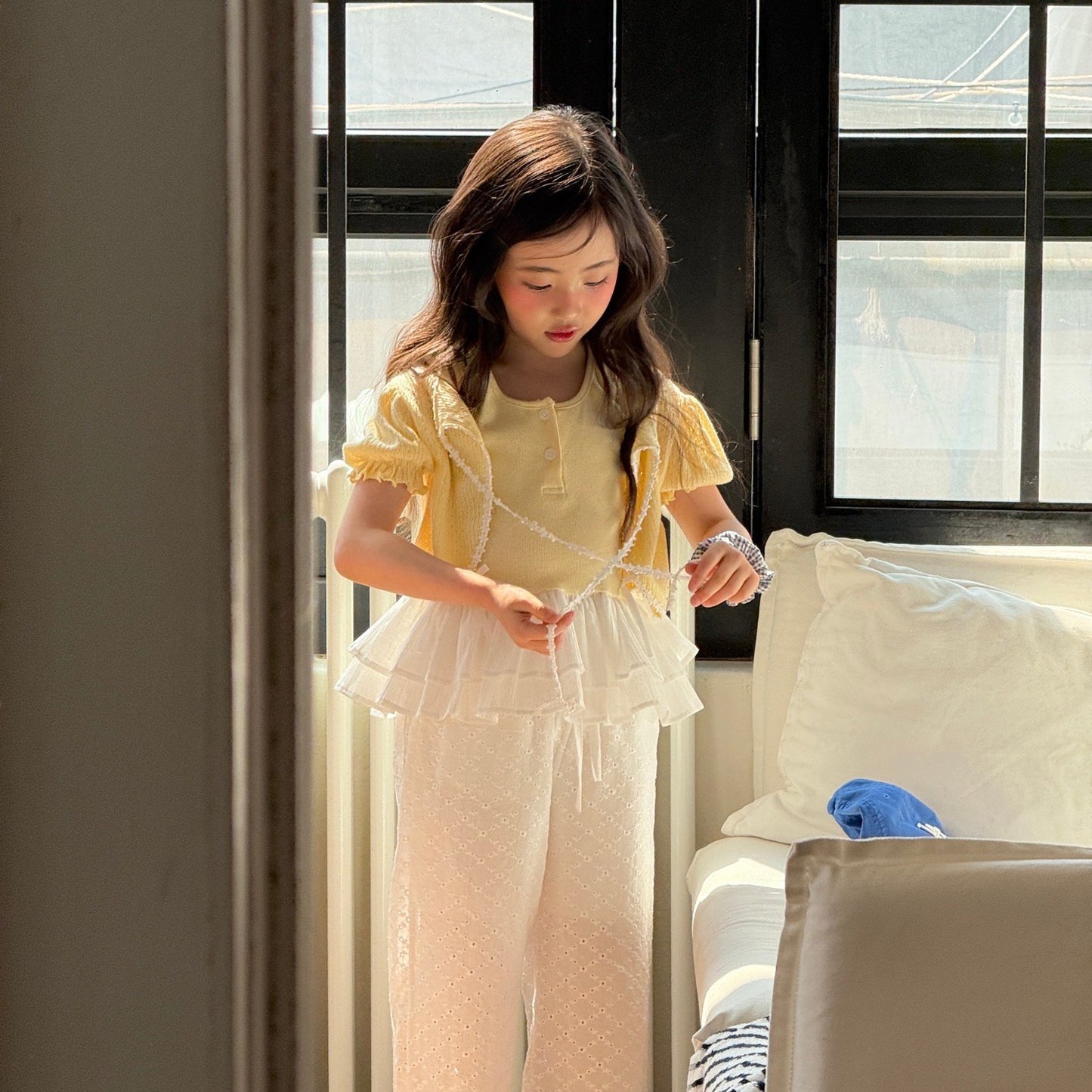 ninibello mori punching eyelet pants (80-130cm)