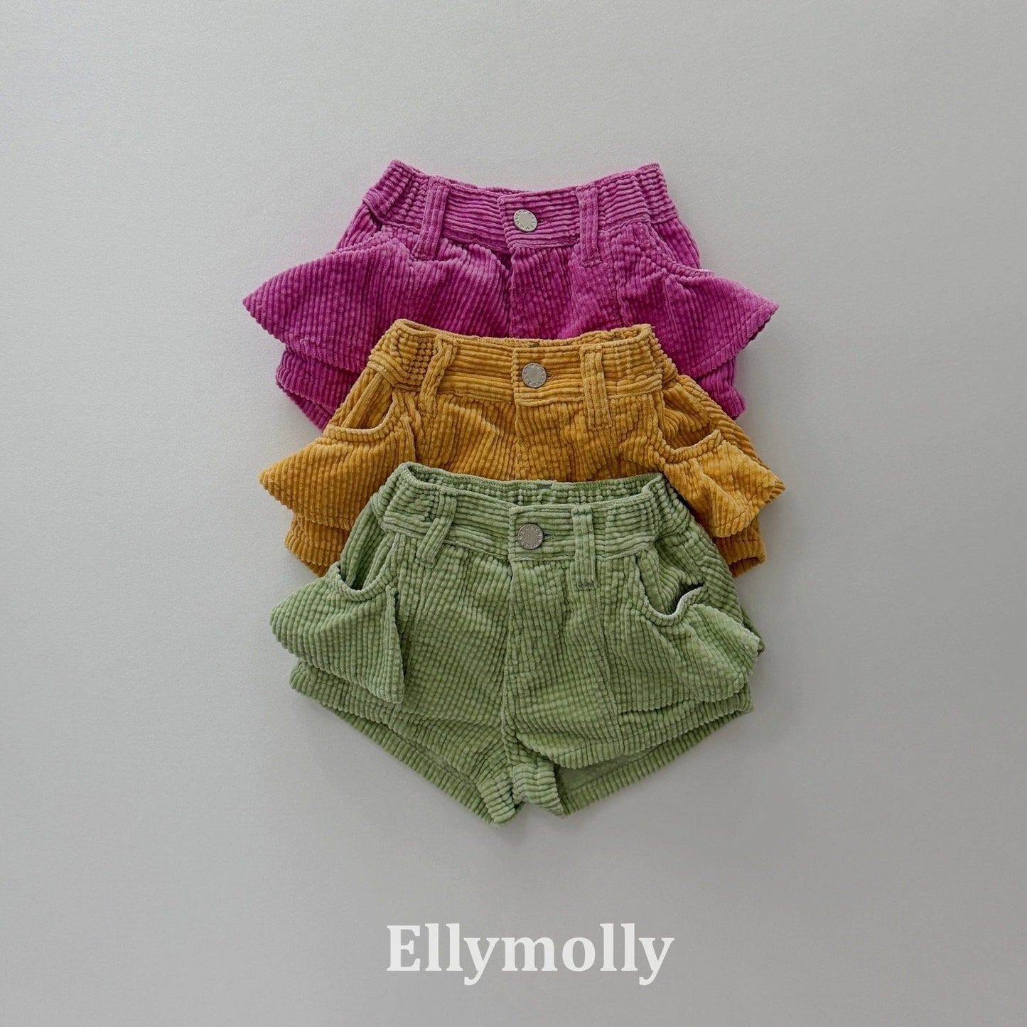 ELLYMOLLY BB frill corduroy pants (90-145cm)
