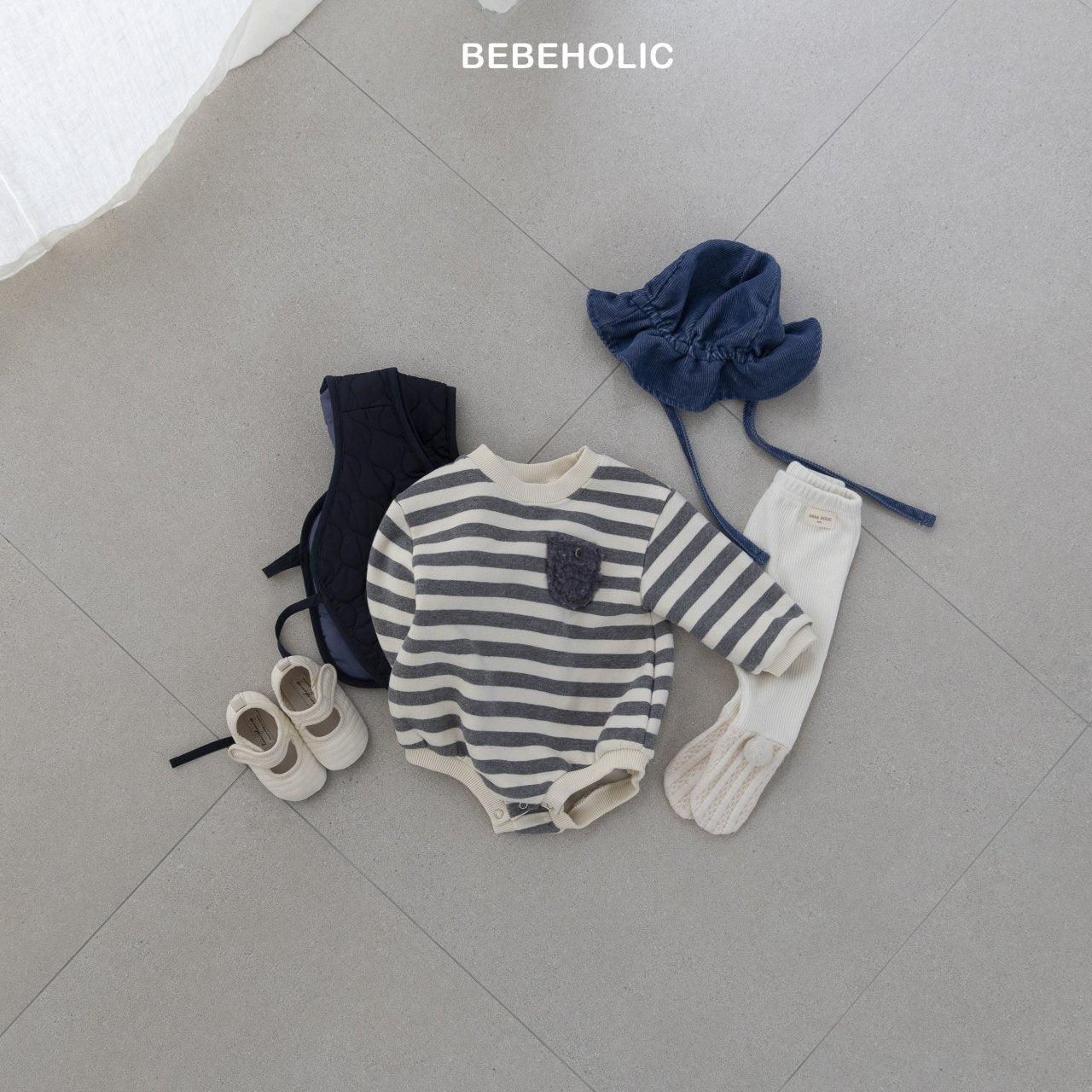 bebeholic tommy pocket suit (3-18m)