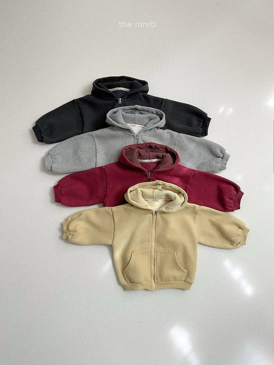 minirobe barrel hood zip-up (75-110cm)