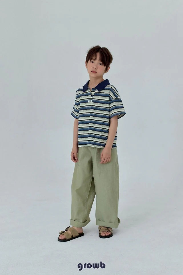 Growb Track Collar Tee (90-155cm)