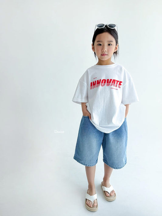 Dsaint 經典牛仔刷色短褲 (80-148cm)