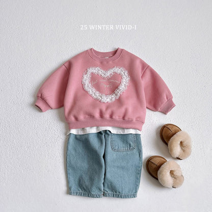 Vivid 蕾絲愛心上衣 (75-135cm)