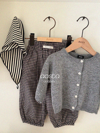 Aosta knit cashmere cardigan (~70-115cm)