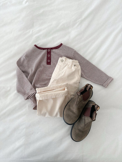 digreen henley neck alety tee (85-130cm)