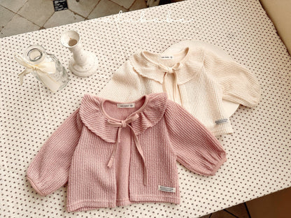 valubebe rosy ribbon cradigan (6-24m)