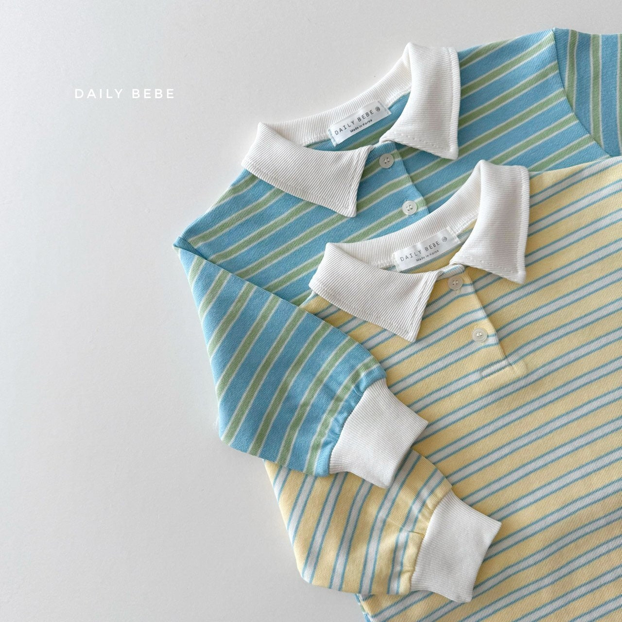 DAILYBEBE stripe collar T (75-145cm)