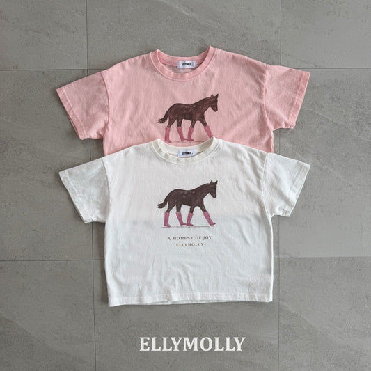 ELLYMOLLY blush pony t (kids & mom)