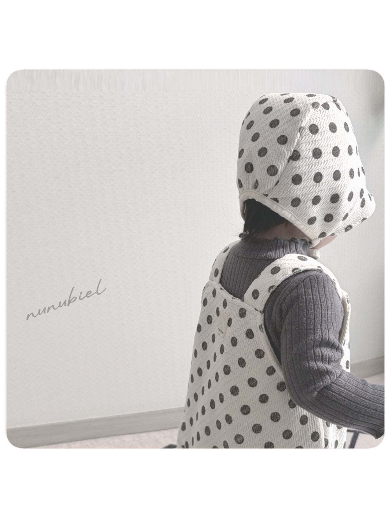 nunubiel dote jump romper & bonnet (3-18m)