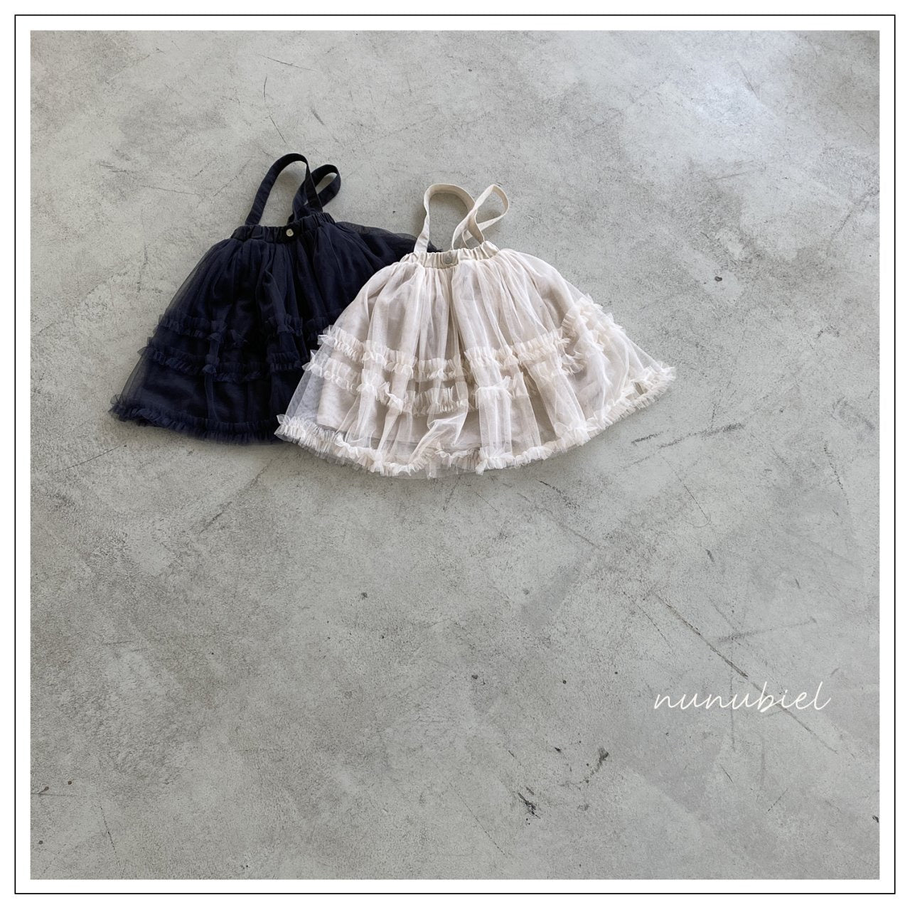 nunubiel frill net dress (75-120cm)