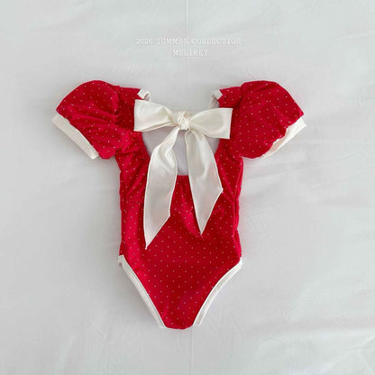 melikey mini dot swimsuit (85-135cm)