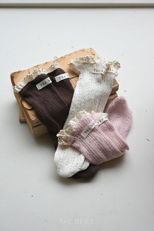 the beige autumn socks(baby)