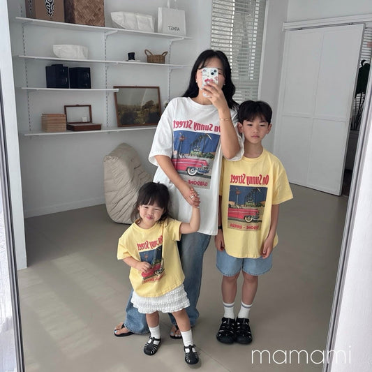 Mamami 親子款 - 復古車車tee (kids & adult)